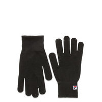 Basic Knitted Gloves With F-Box Logo Hanskat Käsineet Musta FILA
