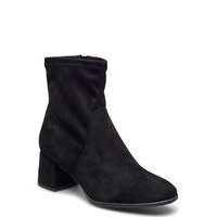 Woms Boots Shoes Boots Ankle Boots Ankle Boot - Heel Musta Tamaris