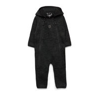 Bormio Baby Overall Outerwear Fleece Outerwear Fleece Suits Musta Lindberg Sweden