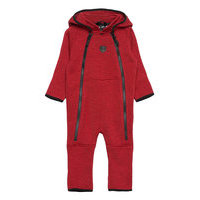 Bormio Baby Overall Outerwear Fleece Outerwear Fleece Suits Punainen Lindberg Sweden