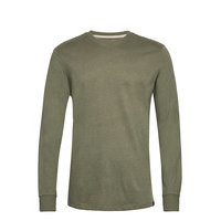 Basic Longsl T-shirts Long-sleeved Vihreä Tom Tailor