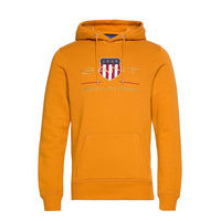 D2. Archive Shield Hoodie Huppari Keltainen GANT