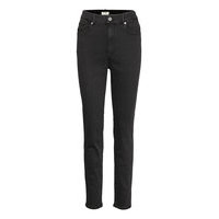 Denim Trousers Clara Black Tiukat Farkut Musta Lindex