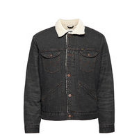 124mj Sherpa Farkkutakki Denimtakki Harmaa Wrangler