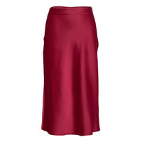 Didem Satin Skirt Hame Punainen Grunt