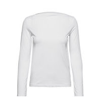 Saco1 T-shirts & Tops Long-sleeved Valkoinen Mango
