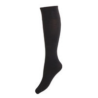 Ladies Knee High, Silky Cotton Knee Lingerie Socks Knee High Socks Musta Vogue