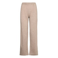 Wool & Cashmere Trousers Suoralahkeiset Housut Vaaleanpunainen Rosemunde