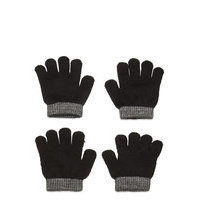 Sundsvall Wool Glove, 2-P Hanskat Käsineet Musta Lindberg Sweden