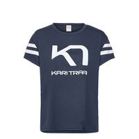 Vilde Tee T-shirts & Tops Short-sleeved Sininen Kari Traa