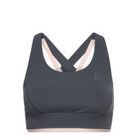 Core Charge Rib Sport Top W Lingerie Bras & Tops Sports Bras - ALL Harmaa Craft