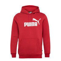 Ess Big Logo Hoodie Fl Huppari Punainen PUMA