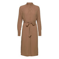 Dress Long Sleeve Dresses Shirt Dresses Ruskea Noa Noa