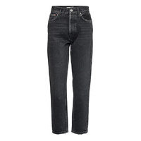 Original Straight Jeans Suorat Farkut Musta Gina Tricot