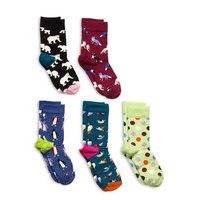 Kids Animal 5-Pack Gift Set Socks & Tights Socks Monivärinen/Kuvioitu Happy Socks