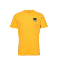 Rainbow Paw T M T-shirts Short-sleeved Keltainen Jack Wolfskin