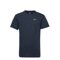 Essential T Men T-shirts Short-sleeved Sininen Jack Wolfskin