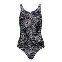 Speedo Boom Allover Muscleback Black/White 32 Uimapuku Uima-asut Musta Speedo