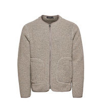 Duke Wool Fleece Jacket Sweat-shirts & Hoodies Fleeces & Midlayers Harmaa J. Lindeberg