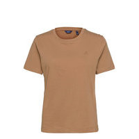 Original Ss T-Shirt T-shirts & Tops Short-sleeved Beige GANT