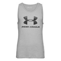 Ua Sportstyle Logo Tank T-shirts Sleeveless Harmaa Under Armour
