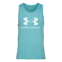 Ua Sportstyle Logo Tank T-shirts Sleeveless Sininen Under Armour