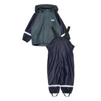 K Bergen Fleece Pu Rainset Outerwear Rainwear Sets & Coveralls Sininen Helly Hansen