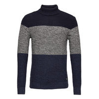 Pullover Knitwear Turtlenecks Sininen Blend