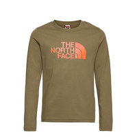 Y L/S Easy Tee T-shirts Long-sleeved T-shirts Vihreä The North Face