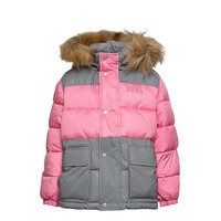 K. Contrast Padded Parka Toppatakki Monivärinen/Kuvioitu Svea