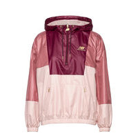 Nb Athletics Higher Learning Anorak Outerwear Jackets Anoraks Vaaleanpunainen New Balance