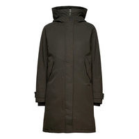 Luna Wns Parka 3 Outerwear Parka Coats Vihreä Didriksons