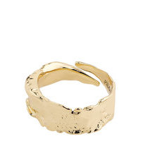 Ring : Bathilda : Gold Plated Sormus Korut Kulta Pilgrim