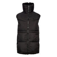 W. Generous Hip Length Vest Vests Padded Vests Musta Svea