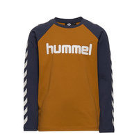 Hmlboys T-Shirt L/S T-shirts Long-sleeved T-shirts Monivärinen/Kuvioitu Hummel