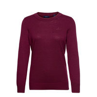 D1. Cotton Cashmere C-Neck Neulepaita Punainen GANT