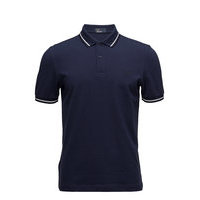 Twin Tipped Fp Shirt Polos Short-sleeved Sininen Fred Perry