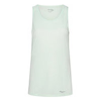 Stopwatch Singlet T-shirts & Tops Sleeveless Vihreä Saucony