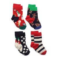 Kids Holiday Socks Gift Set Socks & Tights Socks Monivärinen/Kuvioitu Happy Socks