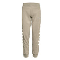 Hmlramona Slim Pants Collegehousut Olohousut Beige Hummel