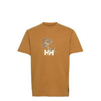Skog Recycled Graphic T-Shirt T-shirts Short-sleeved Ruskea Helly Hansen