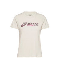 Silver Asics Top Nagare T-shirts & Tops Short-sleeved Valkoinen Asics