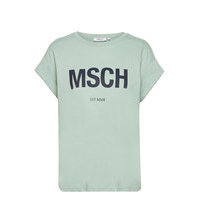 Alva Msch Std Seasonal Tee T-shirts & Tops Short-sleeved Sininen MOSS COPENHAGEN