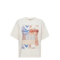 Karhunputki Marras Placement Shirt T-shirts & Tops Short-sleeved Valkoinen Marimekko