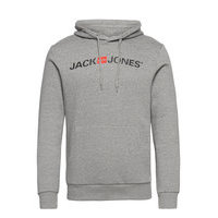 Jjecorp Old Logo Sweat Hood Huppari Harmaa Jack & J S, Jack & Jones