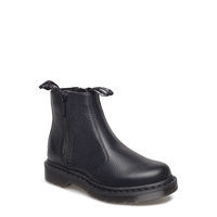 2976 W/Zips Black Milled Nappa Shoes Boots Ankle Boots Ankle Boot - Flat Musta Dr. Martens