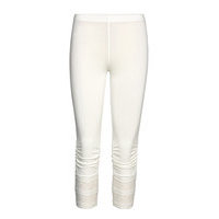 Agnes 3/4 Legging Leggingsit Valkoinen Cream