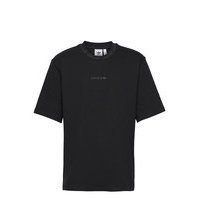 Rib Detail T-Shirt T-shirts Short-sleeved Musta Adidas Originals, adidas Originals