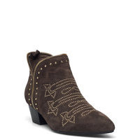 Boot 4,5 Cm Shoes Boots Ankle Boots Ankle Boot - Heel Ruskea Sofie Schnoor