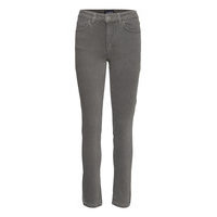 Zoe Gray Denim Pants Tiukat Farkut Harmaa Lexington Clothing